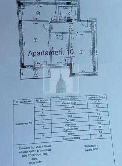 Apartament 2,5 camere NOU, nelocuit, - zona Avantgarden - 6