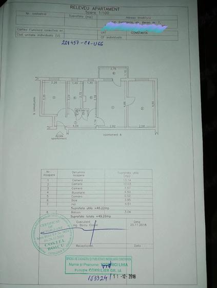 Vand Apartament 3 camere 55mp i.l caragiale - 1