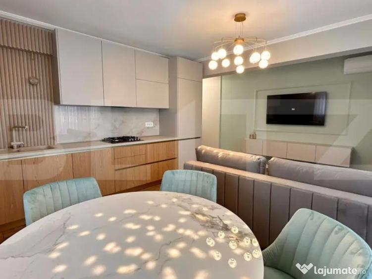 Apartament 3 camere , 80 mp , 2 bai , parcare subterana , pr - 6