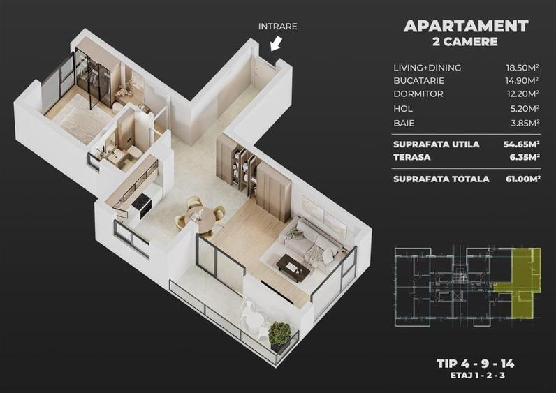 START VANZARI - Sos. Leordeni, apartamente cu 2 camere - 6