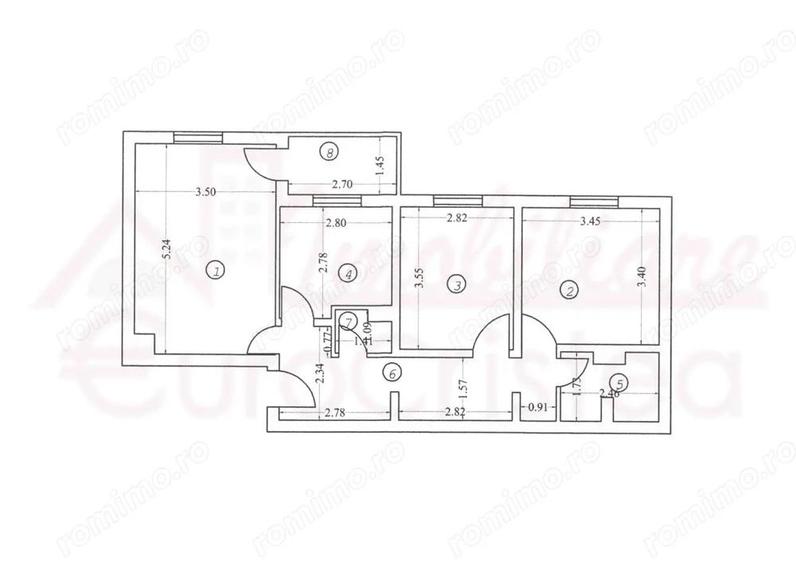 Apartament cu 3 camere de vanzare in Mangalia , ultracentral - 400m pana la plaja - 4