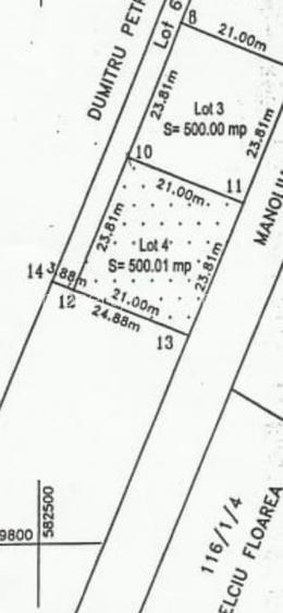 Teren Intravilan | Magurele - Zona Cargus  | 500mp