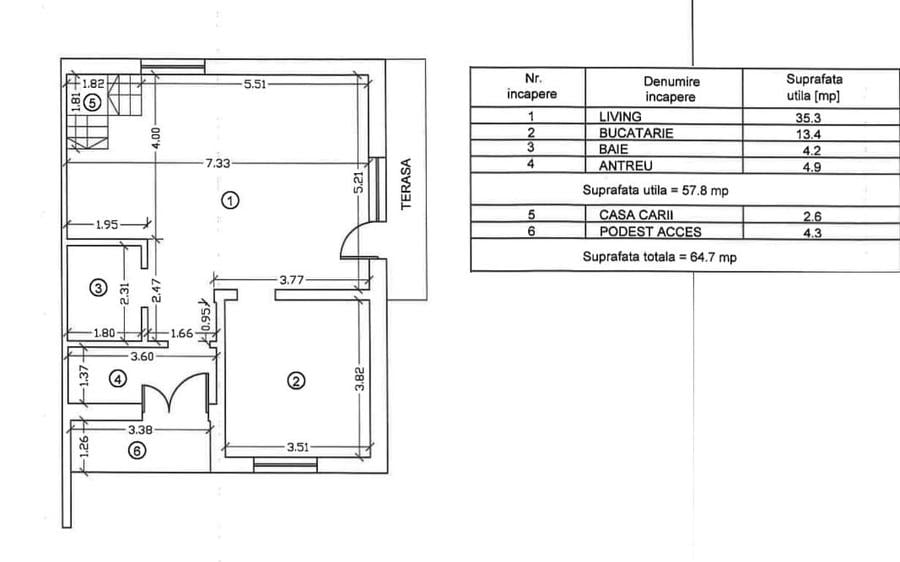 Agigea-Primarie, vila P+1, SD 125 mp, 4 camere, teren in proprietate de 260 mp - 22