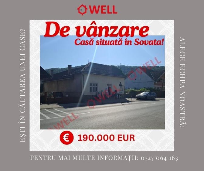 Casă de vânzare cu etaj în Sovata, în centrul orașului - 1