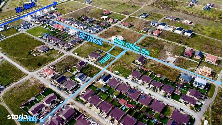 Parcela de vanzare - Str. Livezile (Mosnita Veche) colt cu Str. Fibis - 2