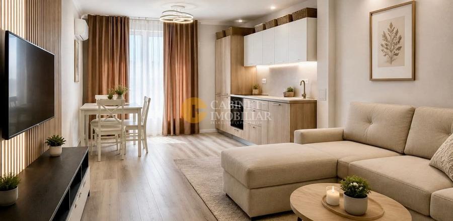 Apartament cu 2 camere semidecomandat, mobilat în Copou
