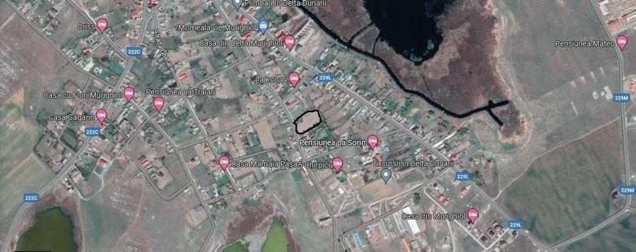 Murighiol-teren intravilan ideal pensiune locuinta investitie - 3