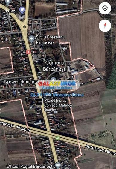 Vanzare teren 3000 mp, Barcanesti, DN1, stradal - 1