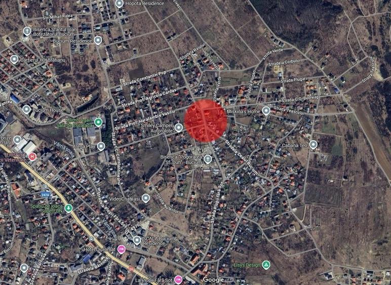 Bucium, teren 723mp intravilan, pozitie excelenta - 1