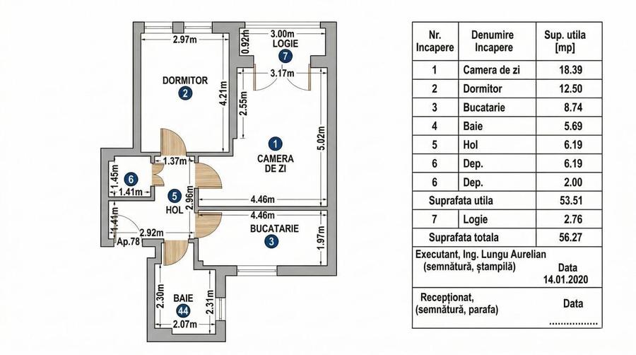 Apartament 2 camere 54 mp | 0 comision | Pipera Rond OMV | Apptown - 6