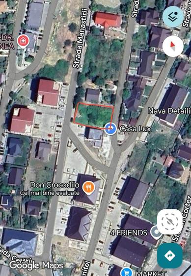 Teren intravilan Hlincea Manastirea Cetatuia 658 mp | 2 deschideri - 2