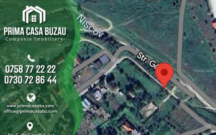 Teren intravilan ~ Vernesti / BZ ~ S=980mp (parcelabil) ~ d=40m - 2
