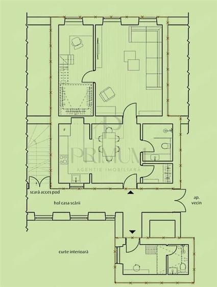 BADEA CARTAN - 3 CAM - ETJ.1 - 2 BAI - GARAJ - 2 BOXE - RENOVAT - ISTORIC || - 10
