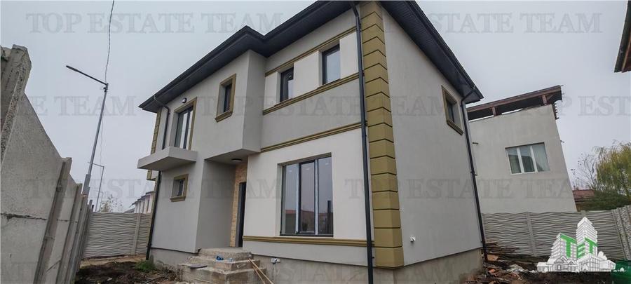 Vila cocheta, moderna, cu 4 camere si curte generoasa, toate utilitatile, Prelun - 1