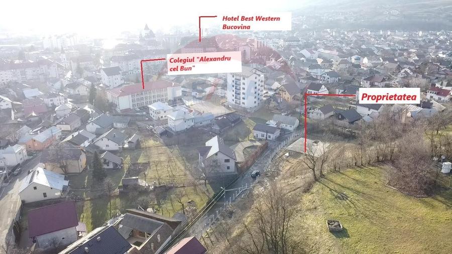 Teren 2150 mp  INTRAVILAN Gura Humorului / Strada General Propargescu - 3