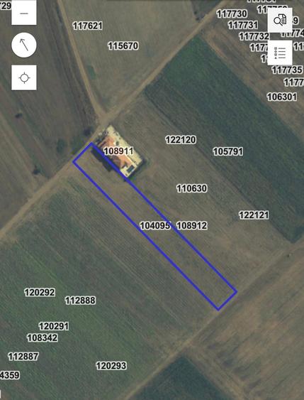 Vând teren extravilan zona Corbu - 1