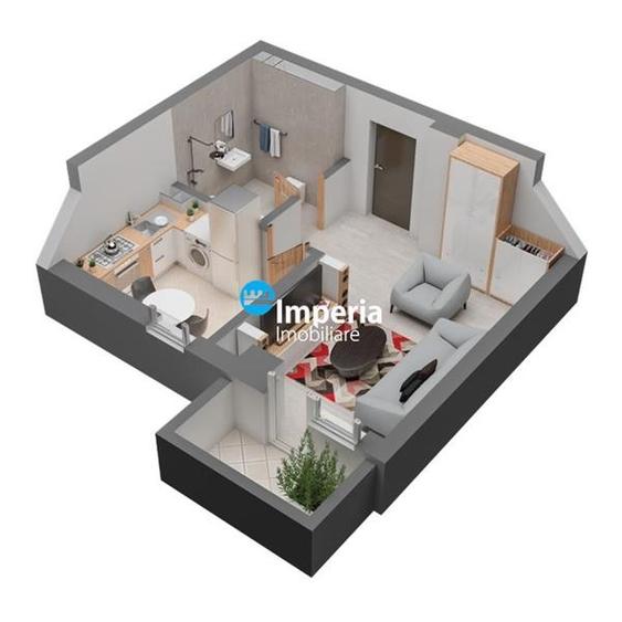 Apartament 1 cam de vanzare,41 mp,Dacia - 6