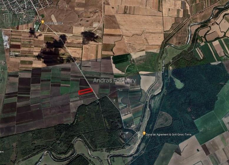 Teren pentru DEZVOLTARE de vanzare in zona Giroc spre padure