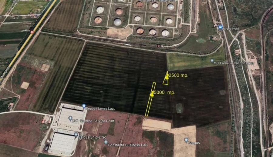 Vanzare  teren  intravilan,   7500 mp vizavi de Constanta Business Park - 1