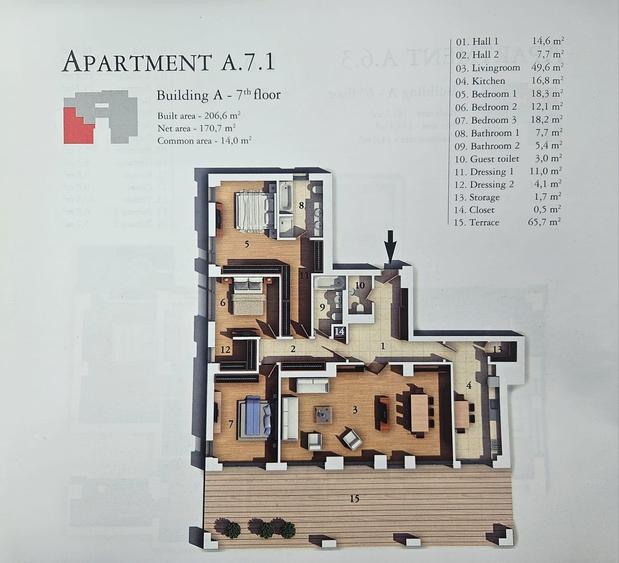 Penthouse 4 Camere - Victoriei | 2 Locuri de Parcare | Pretabil firma - 2