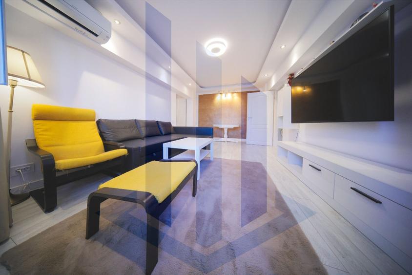Apartament cu 3 camere semidecomandat, mobilat în Moșilor
