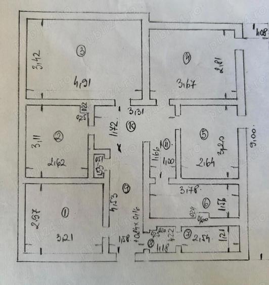 Apartament 4 camere decomandat Bicaz - 82mp utili + balcon 9mp - 10