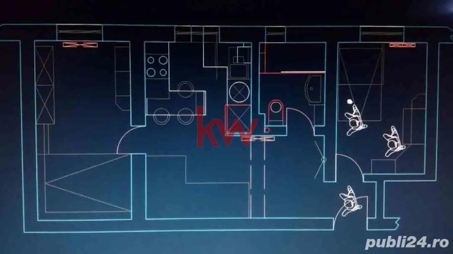 Apartament 3 camere in Cantemir, open space, fara risc, et 2 - 9