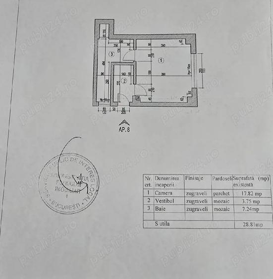 Garsoniera Sector 2 - 5