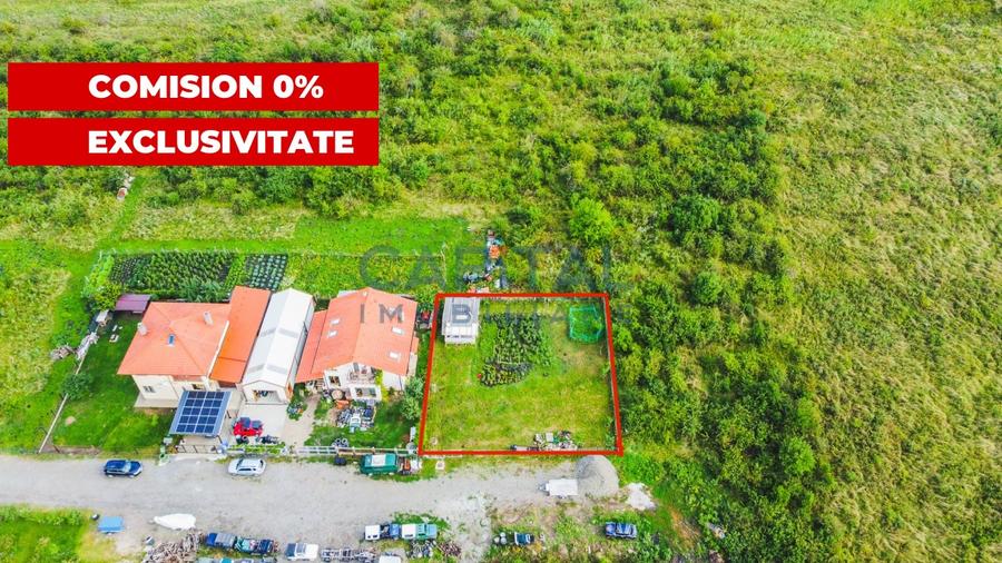 Comision ZERO| Teren 550 mp | 25 ml Front | Utilitati pe Teren | Capat de strada - 1