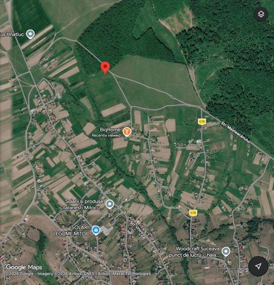 Teren 2.000 mp langa padure Mitocu Dragomirnei zona linistita, ideal casa/cabana - 4