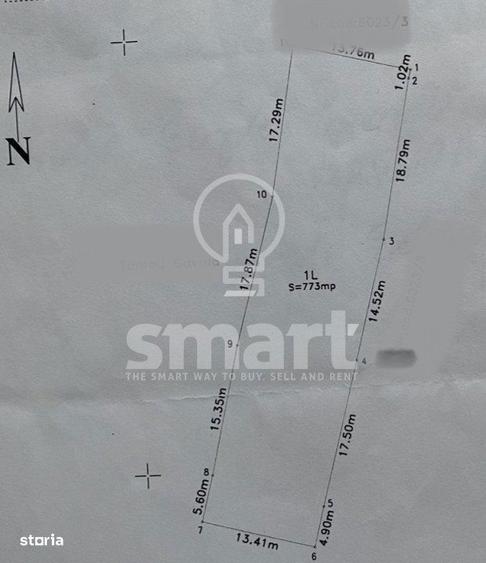 Teren Intravilan 773mp+drum Borhanci - 5