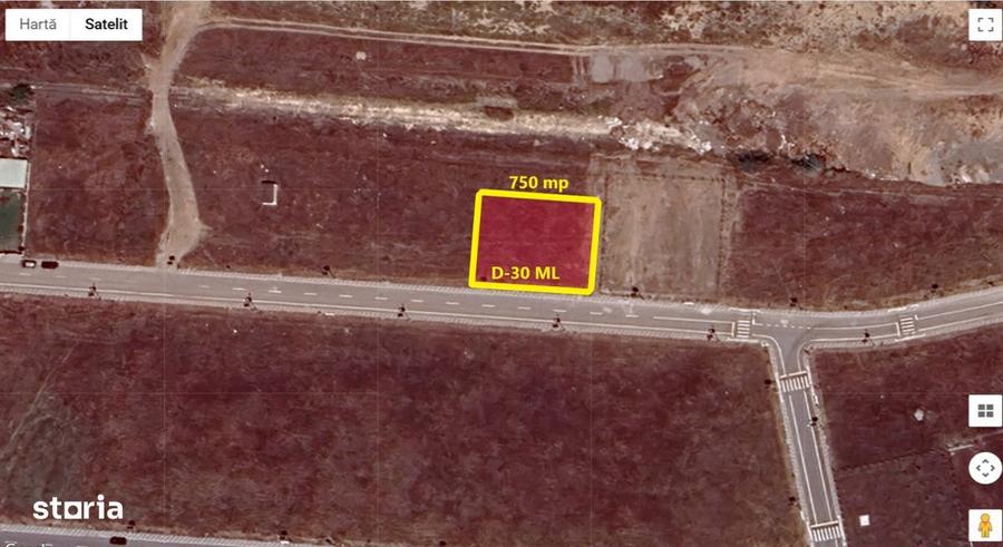Teren Techirghiol 750 mp ,cartier nou cu strazi asfaltate - 6