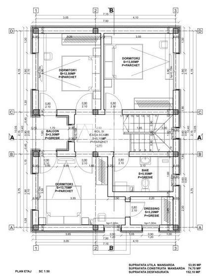 Casa tip duplex 4 camere 2 bai si teren 300 mp - Sura Mica Sibiu - 5