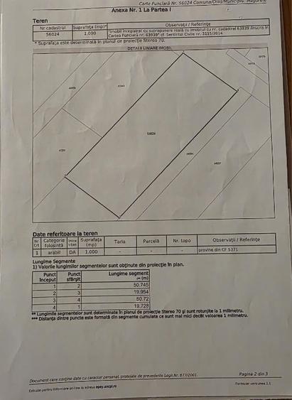   Teren intravilan în Magurele, Ilfov,  suprafață  1000 mp. /2000mp. - 6