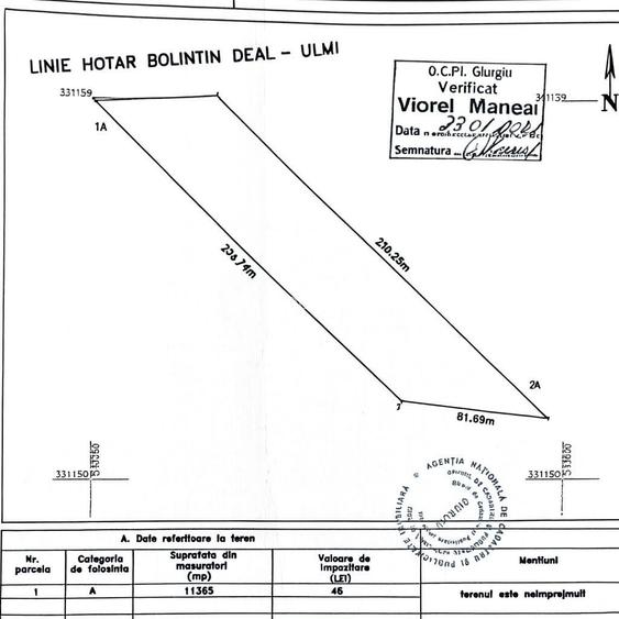 |Teren industrial 11365 mp | Km 23 București – Pitești|lângă CTP Park|