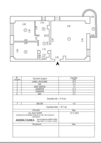 OCAZIE /CONSTANTA ZONA  STADION /APARTAMENT 3 CAMERE /PARTER INALT/ - 1