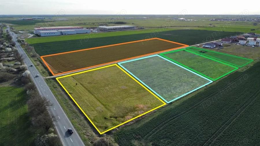 Timisoara Nord - Sanandrei - Teren industrial - P.U.Z. finalizat - Comision 0% - 1