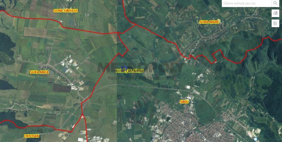 Teren agricol extravilan, 49500 mp  Sibiu - 1