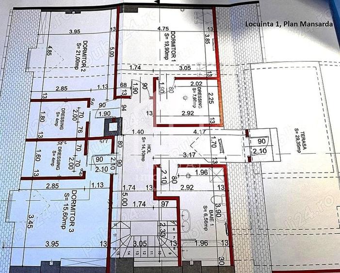Casa de vanzare in Sibiu cu 2 apartamente  si gradina de 147 - 19