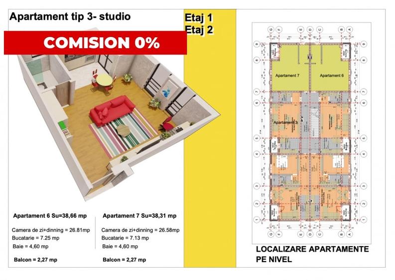 IMI Residence - Comision 0 - Apartament cu o camera, 38 mp - loc parcare inclus - 9