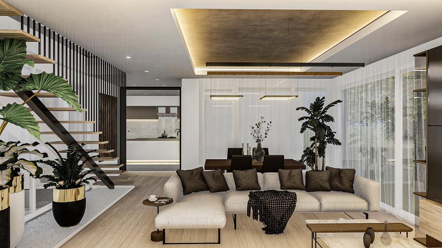 MONARCH SOLEIL -  Casa cu 3 dormitoare, 3 bai, dressing , 2 locuri parcare - 6