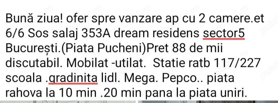 Apartament de vanzare nr contact Camelia - 2