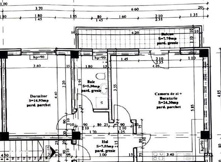Apartament 2 Camere Hlincea cu Terasa - 2