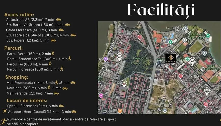 Apartament cu 4 camere decomandat în Barbu Văcărescu