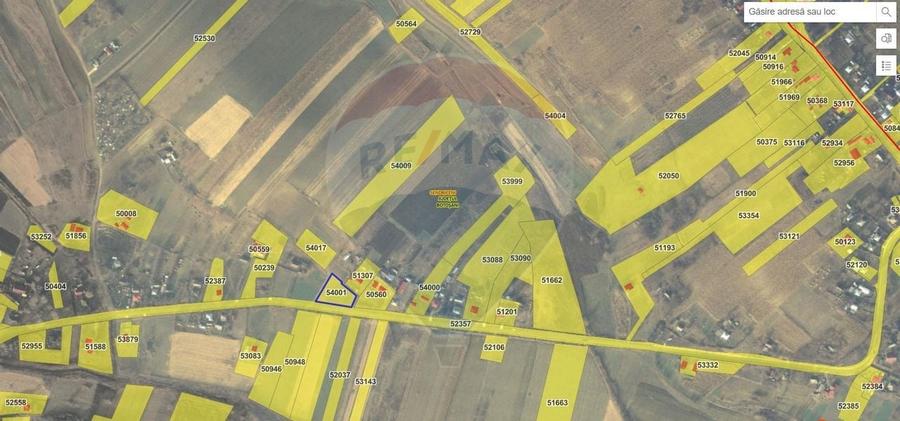 Teren intravilan 2,036mp Padureni-Sendriceni, Botosani - 2