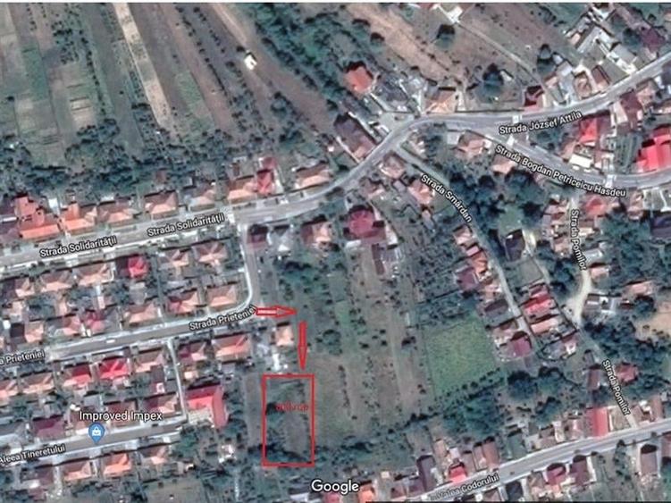 Teren pentru casa cartierul Mulatau zona Hasdeu Dej - 2