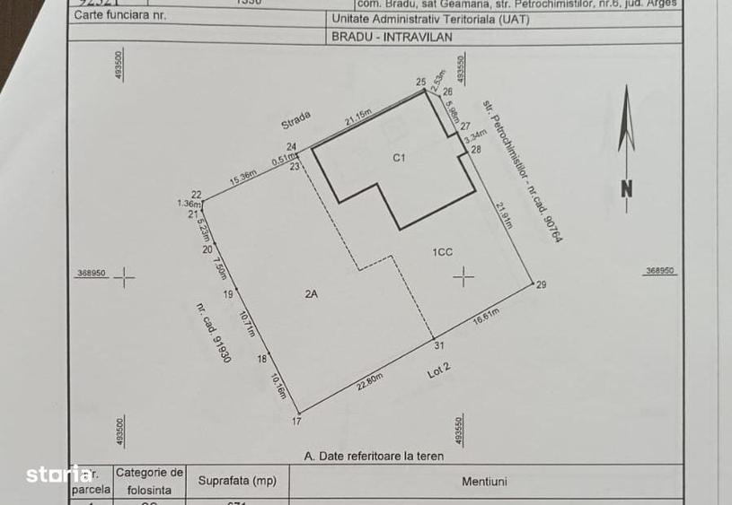 Teren de 1330 mp, în Exterior Vest