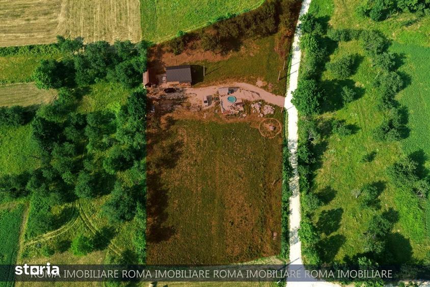 Casă cu 2 camere cu Teren 3900 Mp în Cernești
