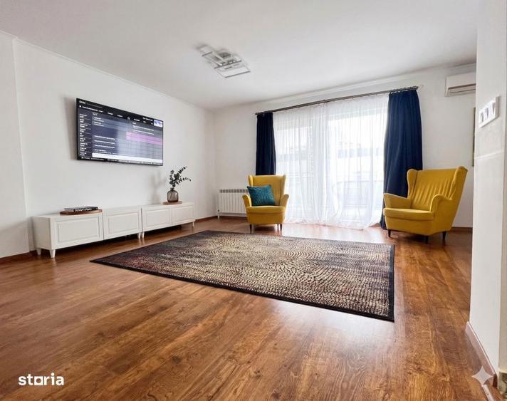 Apartament cu 3 camere, mobilat în Băneasa