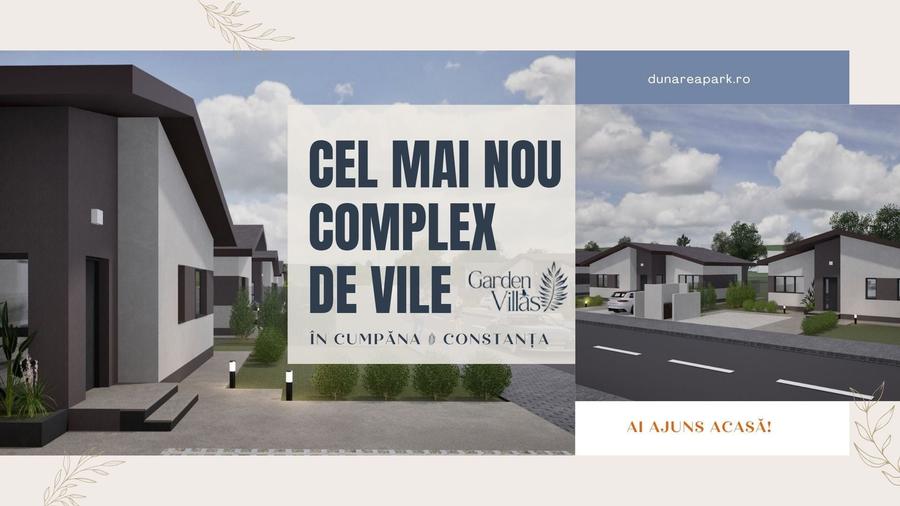 Casă cu 3 camere cu Canalizare în Cumpăna